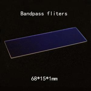 China 40/20 690nm Edmund JGS1 Optics Bandpass Filters 68*15*1mm on sale