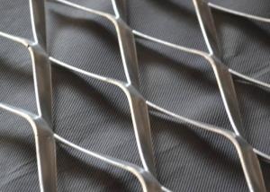 Anodized 5mm Thickness Heavy Duty Expanded Metal Grate 1.8m Stainless Diamond Mesh