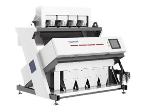 China 256 Channels AI Rice Sorting Machine 4 Chutes For 3 Times Sorting on sale