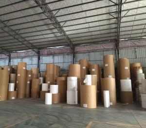 Food Grade Custom Kraft Paper Roll Raw Material For Paper Cups