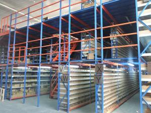 Multi Layer Industrial Metal Mezzanine Systems Weight Capacity 200-1000 KGS / Square Meter