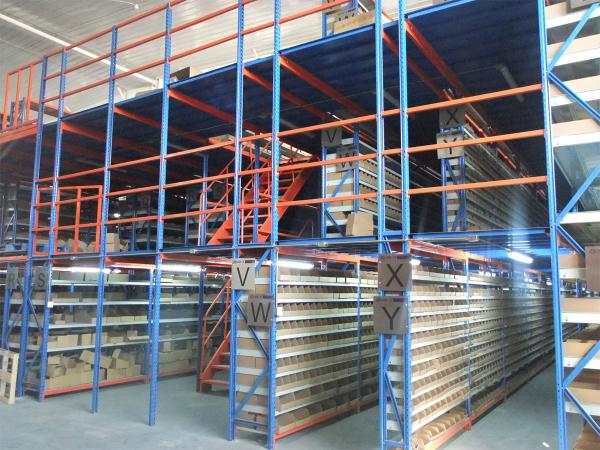 Quality Multi Layer Industrial Metal Mezzanine Systems Weight Capacity 200-1000 KGS / Square Meter for sale