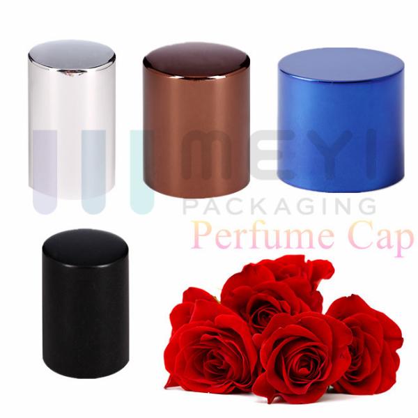 Black Aluminum Perfume Bottle Caps Leakage Prevention For Glass Bottle