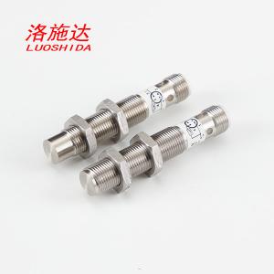 Buy cheap M12 Full Metal Cylindrical Inductive Proximity Sensor DC Flush PNP NO Ouput Connector Type product
