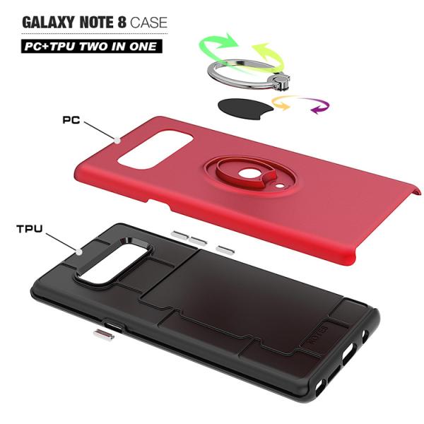 Custom Carbon Fiber Mobile Phone Case With Embossed Logo For Sumsang Note 8