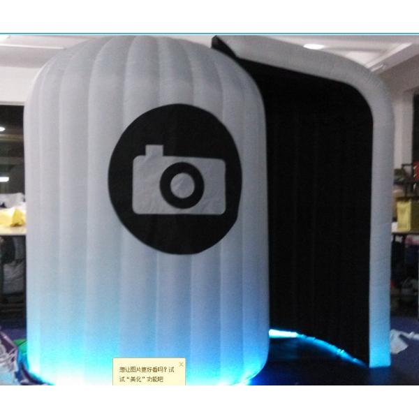 Kids Photo Booth Inflatable Silver Wedding LED Inflatable Photo Booth With UL Blower L3*W2*H2.3M