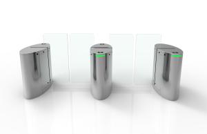Buy cheap Half Height Glass Sliding Speed Gates Turnstile With Card Reader Access Control product
