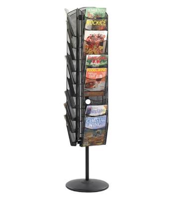 Quality Durable Wire Mesh Magazine Holder / Brochure Display Holders Fashion Design for sale