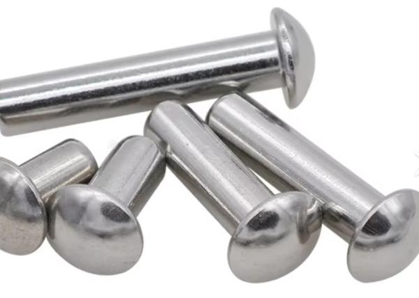 Quality 7/8 7/16 1/2 Stainless Steel solid rivet SUS 304 SUS 316 A2 A4-80 Round head rivet plain finish for sale