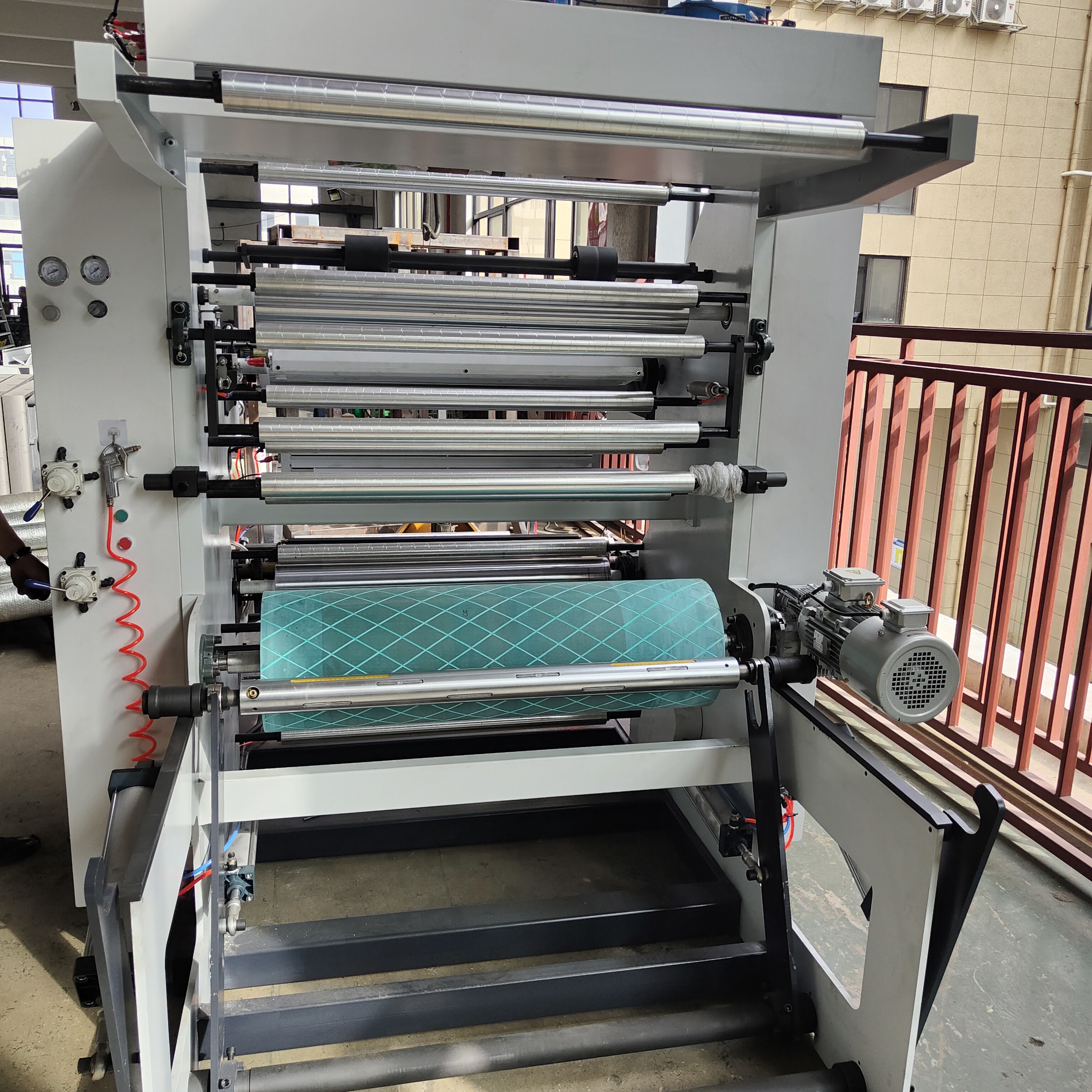 HJ-21000 Flexographic Printing Machine Of 950mm And Max. Speed 70m/Min 2.38mm Plate