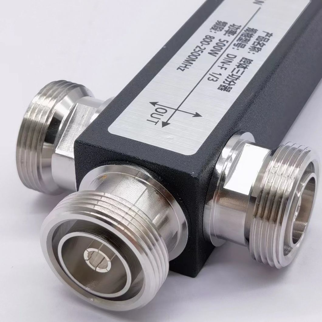 DIN Connector 617-4000MHz RF Power Splitter Power Divider 3 Way