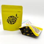 Embossing Soft Touch Mylar Bag 0.5oz zippered Retortable Pouch Packaging