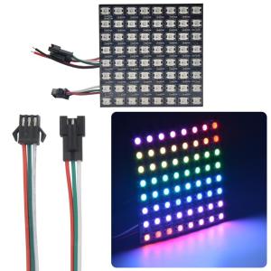 China 8x8 64pixels  SK6812 5V Flexible Led Matrix Panel on sale