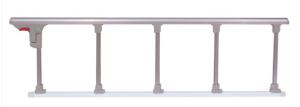 China Aluminum Alloy Hospital Bed Side Rail Hospital Bed Guard Rails Collapsible Bed Rail on sale