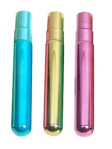 Buy cheap Refillable UV Glass Tube Bottles 5ml 8ml 10ml Empty Attar Bottles With UV Cap Atomizer product