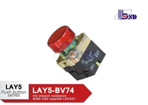 Buy cheap Red Push Button Light Switch With Led Via Integral Resistance LEC60947-5-1 Standard product