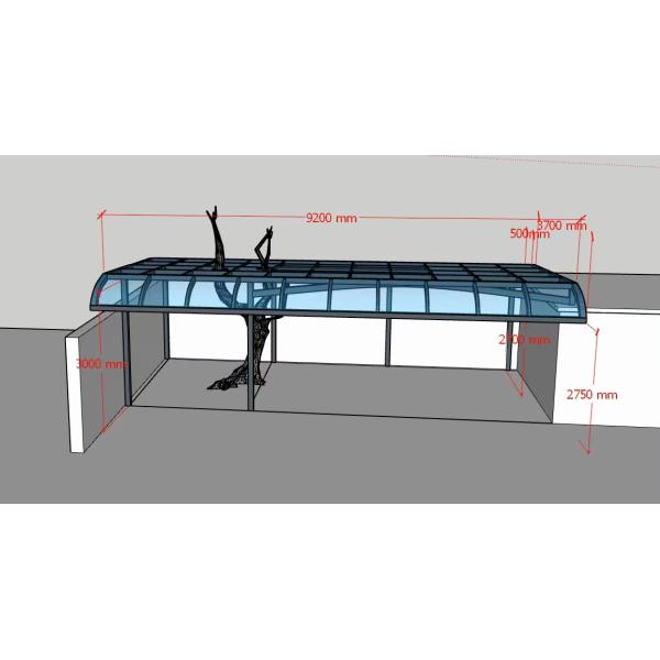Create Your Dream Patio with a DIY Polycarbonate Awning with Aluminum frame Durable Weather-Resistant and Customizable