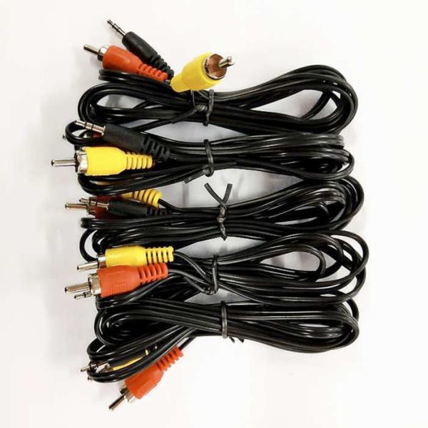 3.5mm TRRS mini jack-3RCA Male Video and AudioCable Data Communication Cable 1.5meter