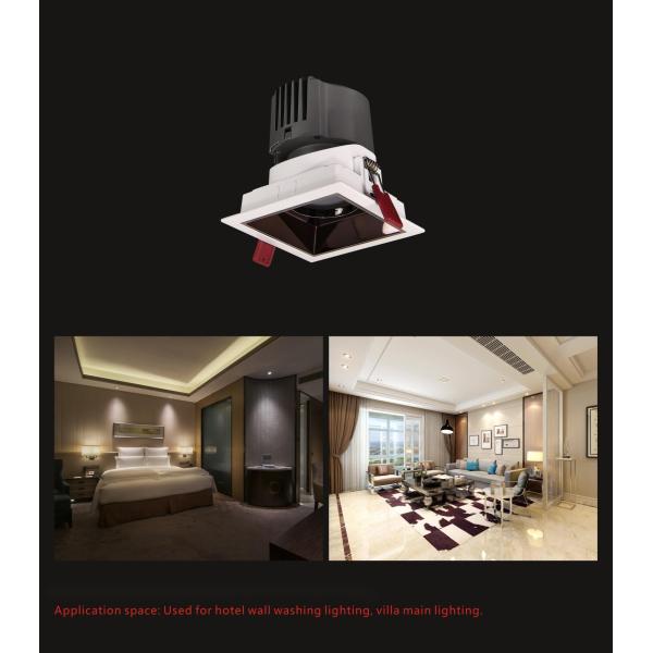 ROHS 3-5W LED Square Bathroom Spotlights 3000K 4000K For Living Room