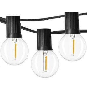 China Outdoor Decorative Led Globe String Lights 48ft 15 Sockets E27 Socket on sale