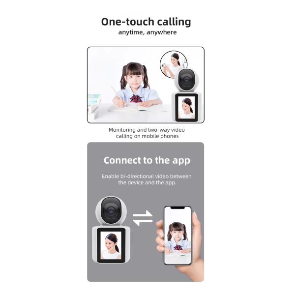 Video Real Time Two-way Video Talk Monitor Small CCTV Security System Cctv Camera Connected To Mobile phone Smart Camera