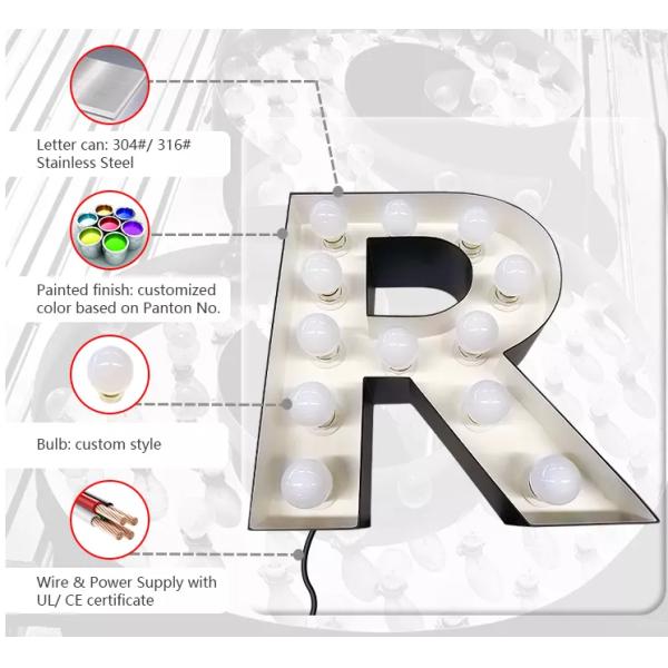 Led Bulb 3ft 4ft Marquee Letter Sign Wedding Love Letters
