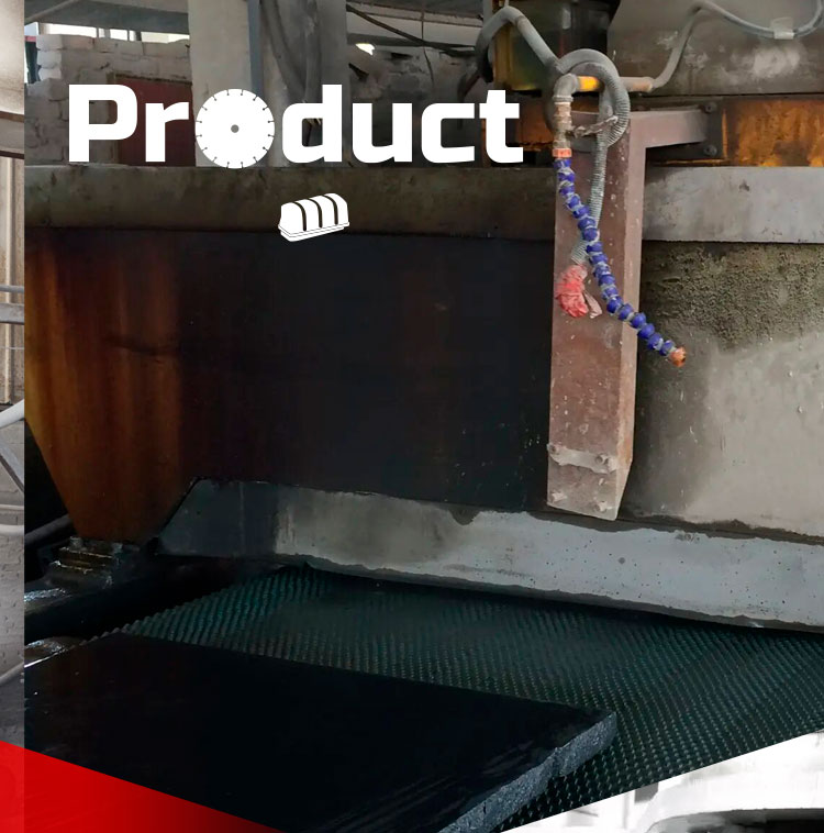Grinding Function PLC Automatic Continuous Granite Marble Stone Bush Hammering Machine