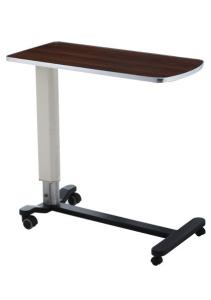 China Folded Overbed Table Hospital Bed Accessories Aluminum Material Movable  on sale