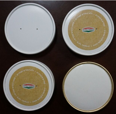 Plastic Flat / Dome Paper Cup Lids for Coffee or Ice Cream Paper Cups