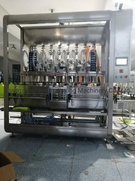 Quality Detergent Hand Wash Shampoo Filling Machine Multi Head 8 Nozzle 50BPM for sale