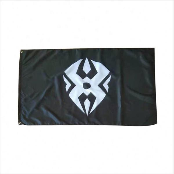 Quality Double Sided Printed  Custom Polyester Flag 90x150cm Rectangular for sale