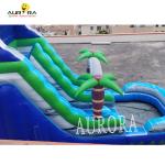 Strong PVC Custom Inflatable Slide With Obstacle Course For Events