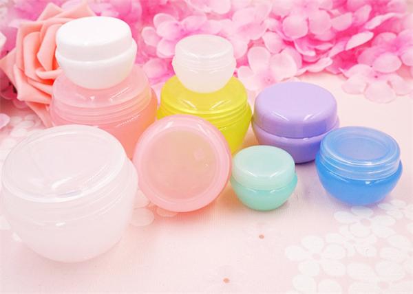 Quality Customized Color Mini Cosmetic Jars , Empty Non Spill Beauty Cream Jars for sale
