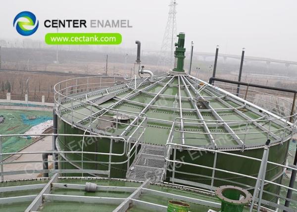 Quality 18000m3 Glass Lined Steel CSTR Tanks For Biogas Projects for sale