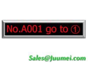 Queue System 8 Character one Line LED Counter Display (LD02D)
