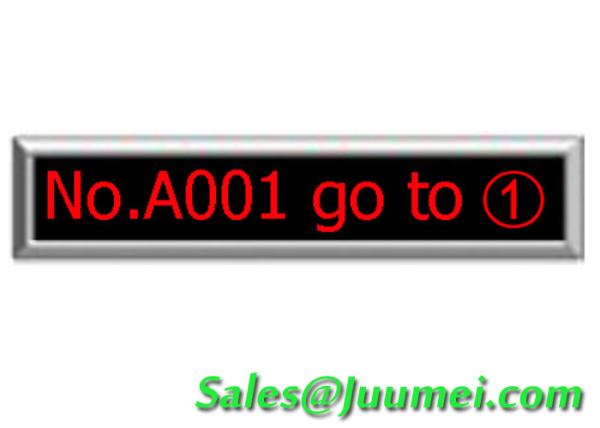 Quality Queue System 8 Character one Line LED Counter Display (LD02D) for sale