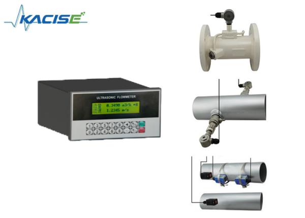 Quality Panel Mounted Remote Display Ultrasonic Flow Meter With Double Power Supply for sale