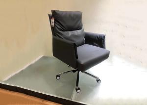 Buy cheap Swivel ISO9001 Leather 49cm Mesh Fabric Office Chair product