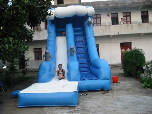 inflatable water slide