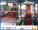 Tomato Sauce Making Machine Tomato Paste Production Line With Hot / Cold Break