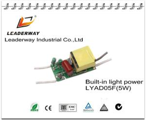 high PF open frame LED power driver 5W with CE standard