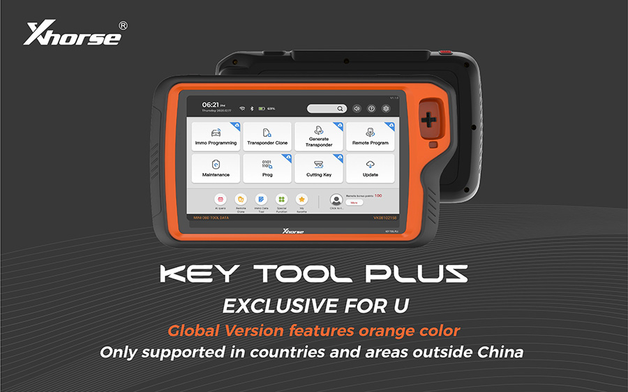Xhorse VVDI Key Tool Plus Pad Global Advanced Version All-in-One Programmer Get Free Unlimited MB Token and ID48 96bit 3 Tokens