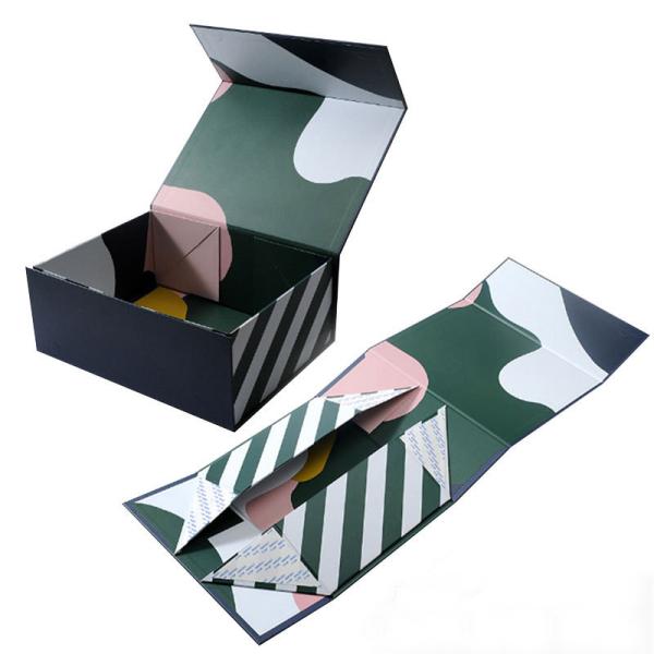 Quality Personalized Gift Boxes Foldable With Magnetic Flap And Ribbon for sale