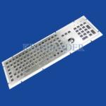 Rugged Metal Industrial Keyboard With Trackball 103 Function Keys And Number