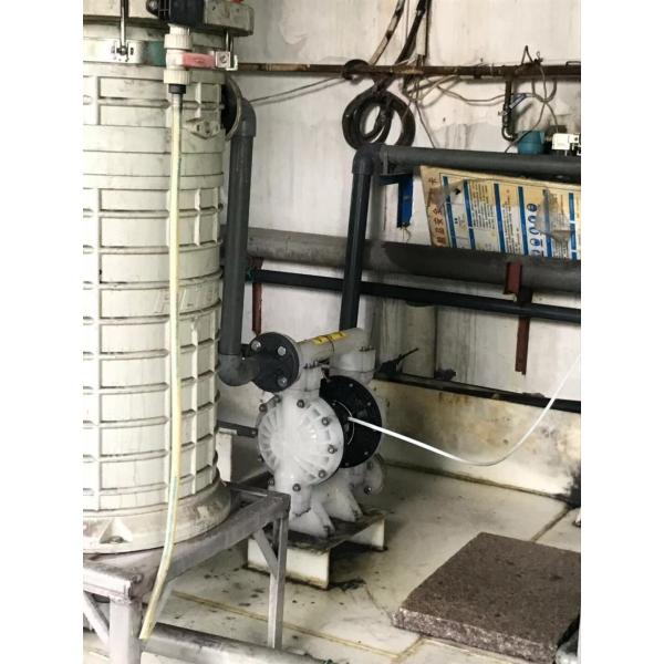 0.6mpa Dye Industry Diaphragm Waste Oil Pump Air Operated With Check Valve