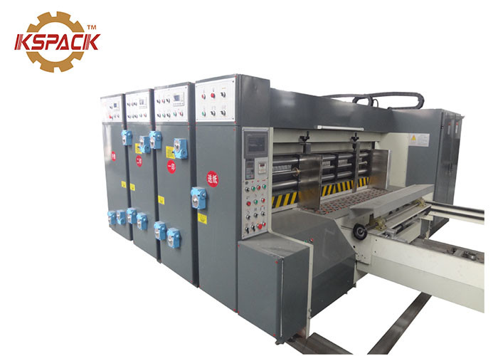 Die Cutting 1 Colors Corrugated Box Printing Machine With Stacker