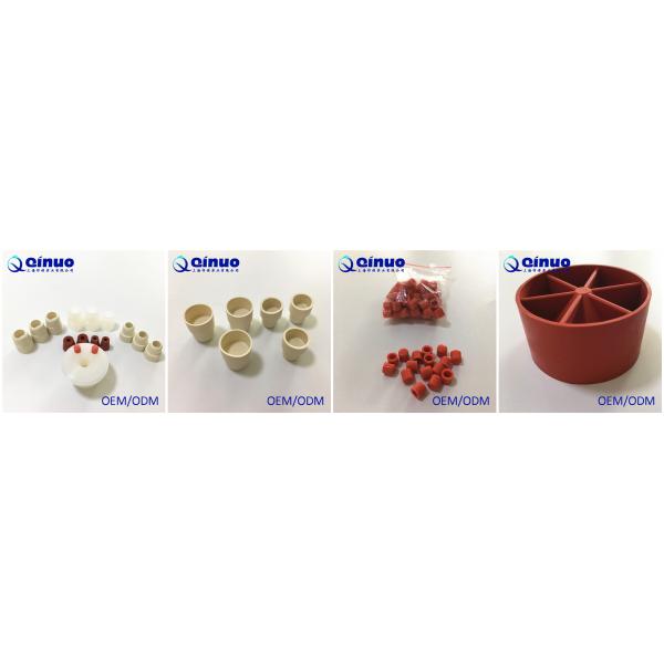 Lab Rubber Stoppers With Holes , Silicone Stoppers For Laboratory Equipment