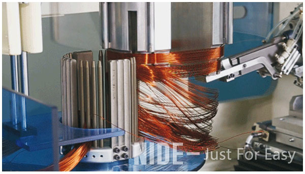 Auto Coil Winding Machine For 2 poles , 4 poles and 6 poles stator