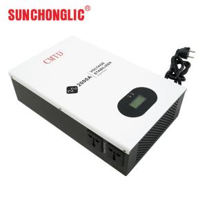 China 2000w 220v AC Single Phase Voltage Stabilizer LED Display 2kw Voltage Stabilizer on sale