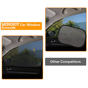 Uv Protection Car Sun Visor Mesh For Baby Sedans Rear Window Sun Proof